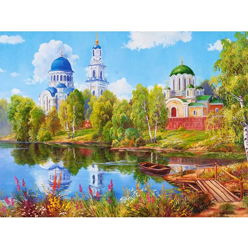 SenyuArt вышивка церкви летний живописные алмазные картины камни в форме ромба круглый дрель пейзаж мозаичная картина из стразов ручной работы 
SenyuArt вышивка церкви летний живописные алмазные картины камни в форме ромба круглый дрель пейзаж мозаичная картина из стразов ручной работы