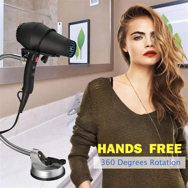 Bendable Stainless-steel Hair Dryer Rack Hair Blowing Car Filming for Home Use Car 
Bendable Stainless-steel Hair Dryer Rack Hair Blowing Car Filming for Home Use Car