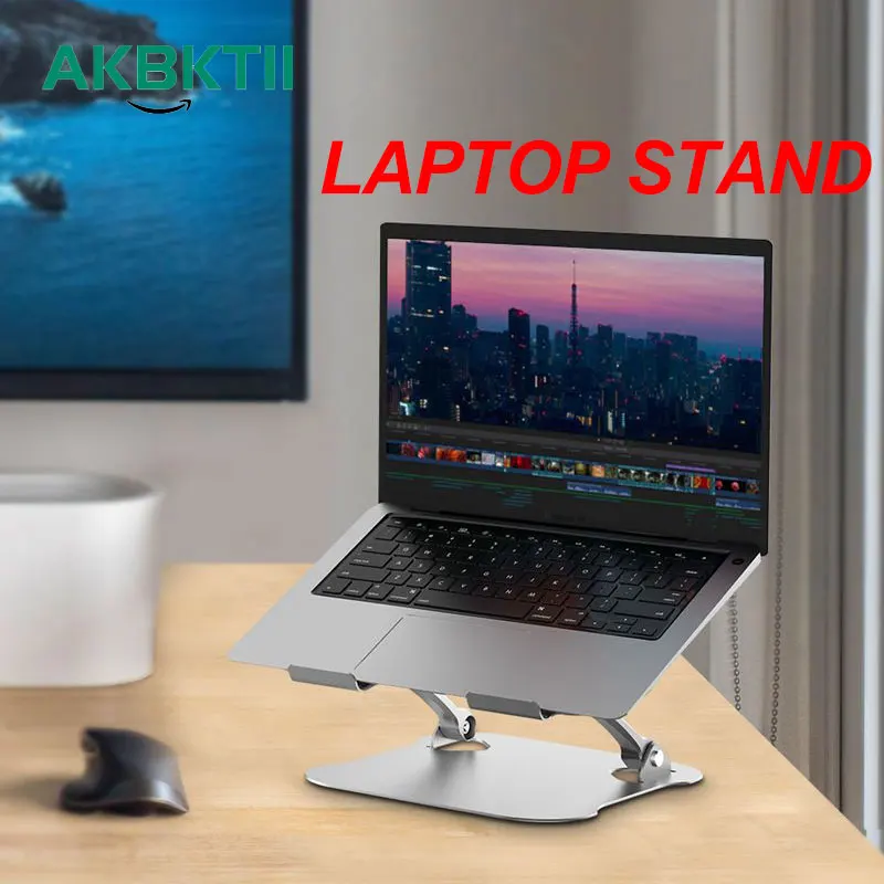 AKBKTII Cooling Rack Folding Adjustable Angle Aluminum Alloy Desktop Portable Holder Office Universal Non Slip Laptop stand
AKBKTII Cooling Rack Folding Adjustable Angle Aluminum Alloy Desktop Portable Holder Office Universal Non Slip Laptop stand