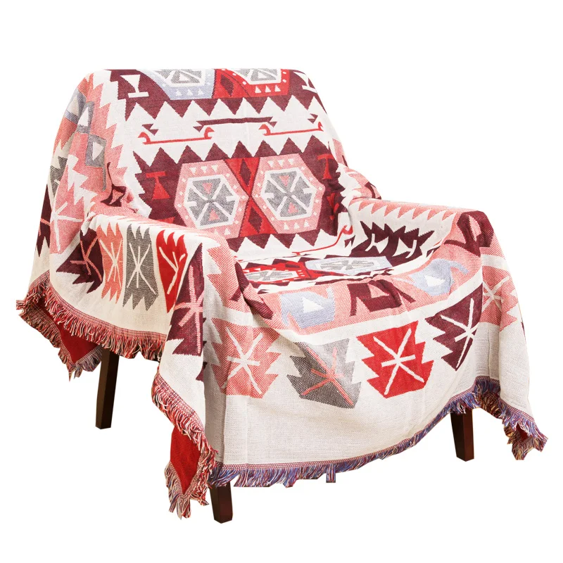 Fashion Sofa Towel Full Covering Fabric Craft Cotton and Linen Breathable Sofa Cover Cover Cloth Bed Runner Ornament Blanket 
Fashion Sofa Towel Full Covering Fabric Craft Cotton and Linen Breathable Sofa Cover Cover Cloth Bed Runner Ornament Blanket