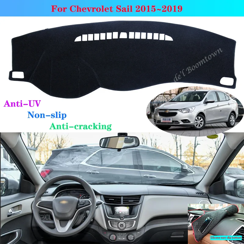 Car Dashboard Cover Dash Mat For Chevrolet Sail 2015 2016 2017 2018 2019 Auto Non-slip sun Shade Dash Cover Protective pet 
Car Dashboard Cover Dash Mat For Chevrolet Sail 2015 2016 2017 2018 2019 Auto Non-slip sun Shade Dash Cover Protective pet
