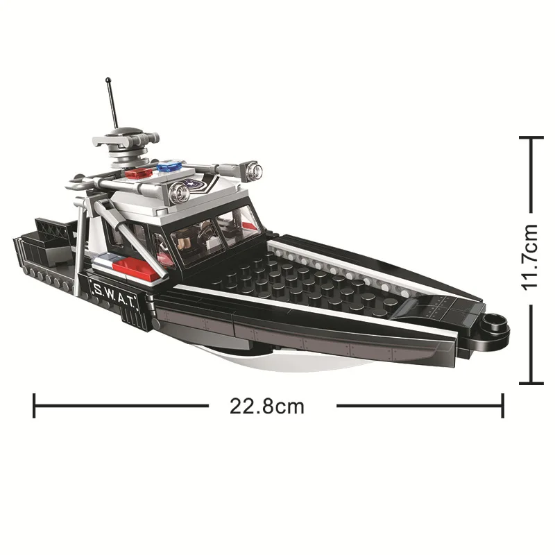 Special Troops Military Blocks Series City Police SWAT Team Truck Armored Car Helicopter Speedboat Technic Diy Toys for Boys
Special Troops Military Blocks Series City Police SWAT Team Truck Armored Car Helicopter Speedboat Technic Diy Toys for Boys