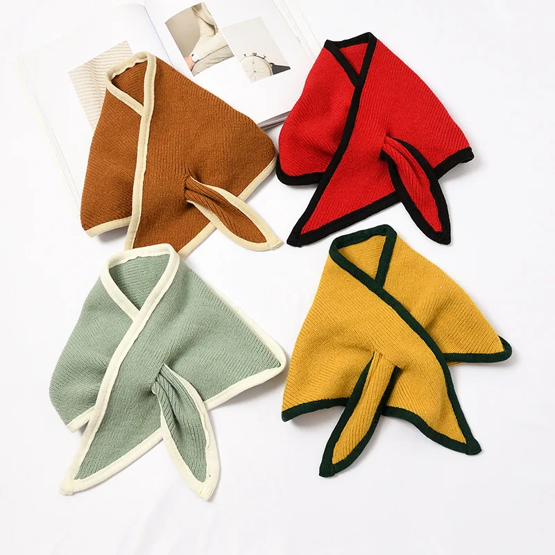 Knitting Small Scarf Tie for Women Knitted Fake Collars Fashion Scarves Women Shirt Blouse Detachable Lapel Collars Neck Guard
Knitting Small Scarf Tie for Women Knitted Fake Collars Fashion Scarves Women Shirt Blouse Detachable Lapel Collars Neck Guard