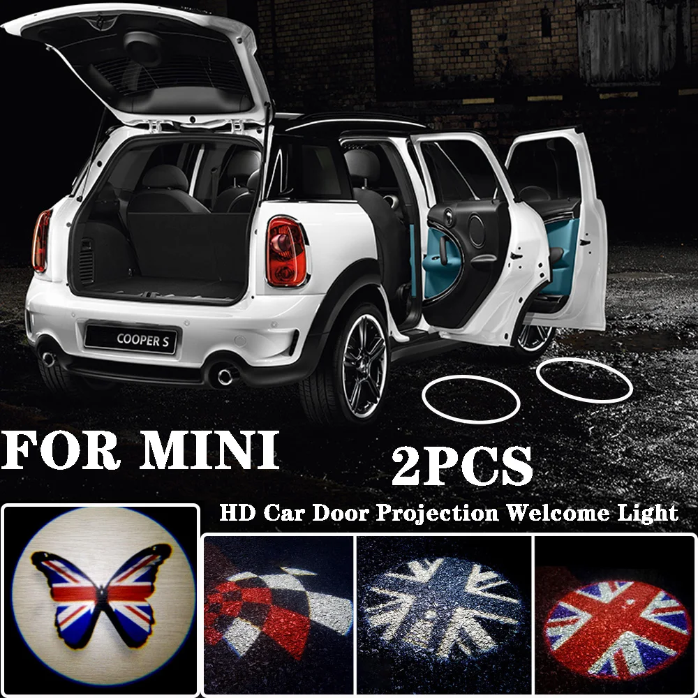2Pcs Car Door Logo Projector Ghost Shadow Laser Light Led Auto Welcome Lamp For MINI Cooper One S R55 R56 R60 F55 F56 Countryman
2Pcs Car Door Logo Projector Ghost Shadow Laser Light Led Auto Welcome Lamp For MINI Cooper One S R55 R56 R60 F55 F56 Countryman