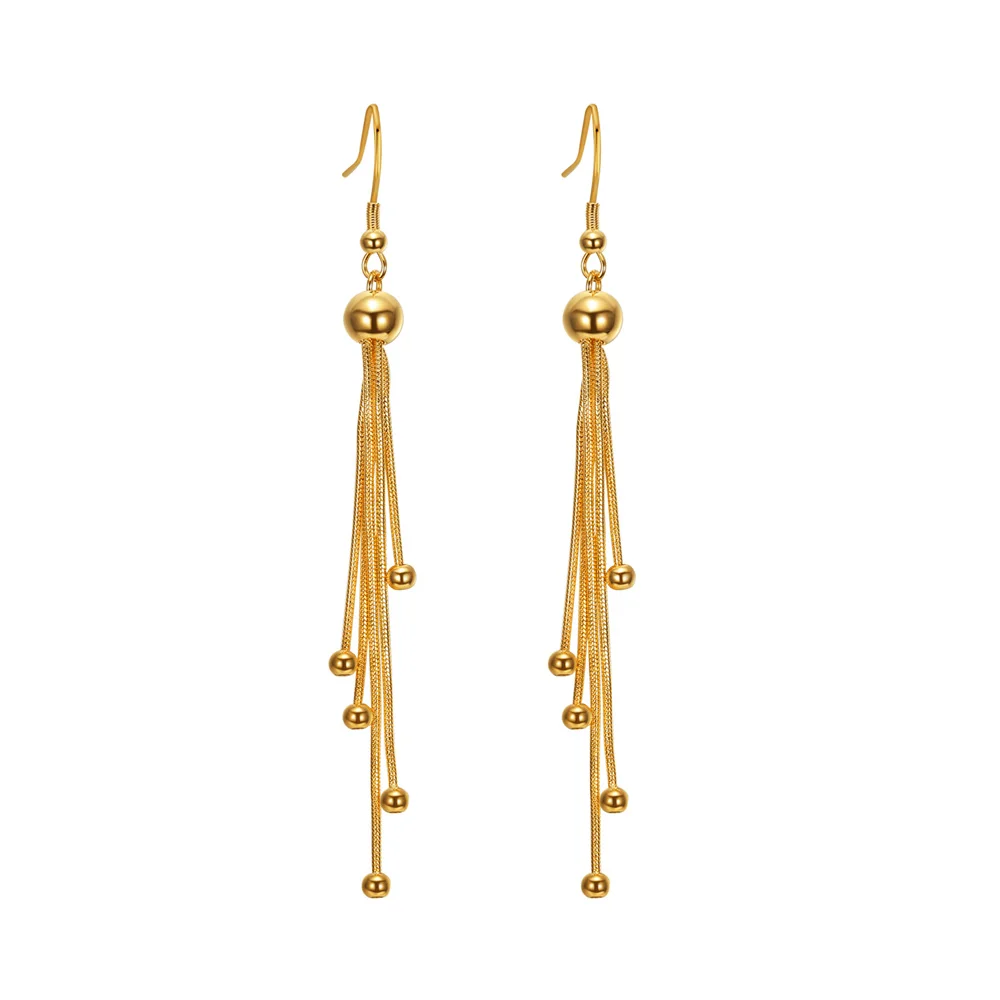 New Gold Color Korean Drop Earrings Female Fashion Jewelry Simple Long Tassel Earrings For Women 2021 Trend
New Gold Color Korean Drop Earrings Female Fashion Jewelry Simple Long Tassel Earrings For Women 2021 Trend