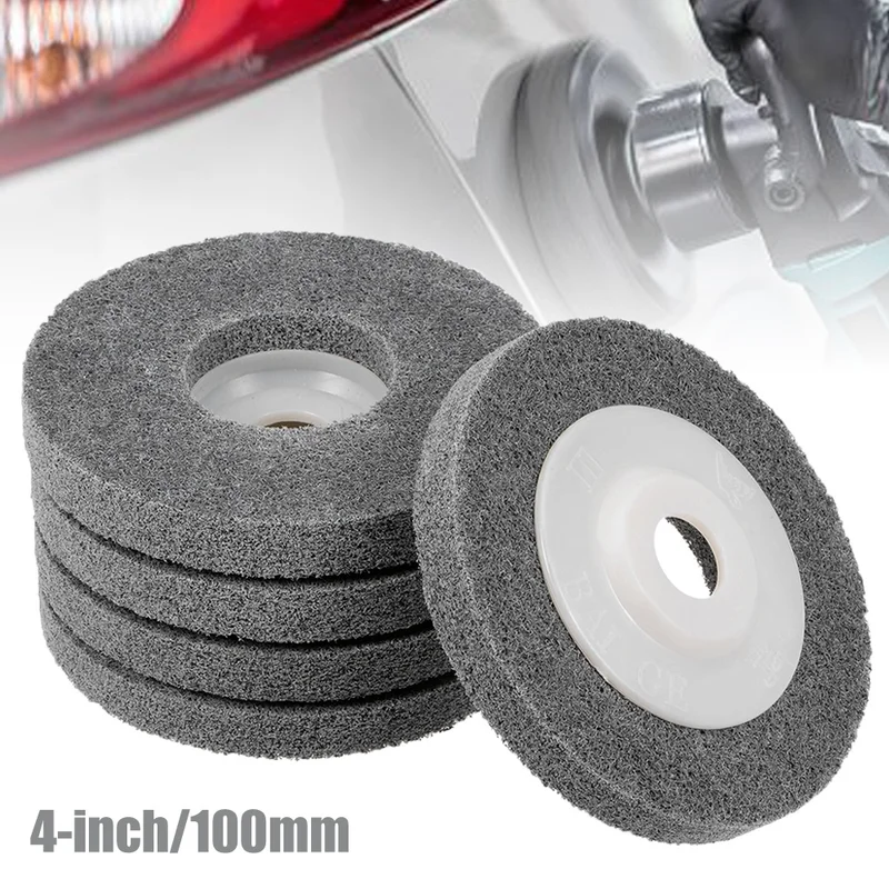 4-inch/100mm Nylon Fiber Polishing Wheel Sanding Buffing Disc Abrasive Wheels for Angle Grinders
4-inch/100mm Nylon Fiber Polishing Wheel Sanding Buffing Disc Abrasive Wheels for Angle Grinders