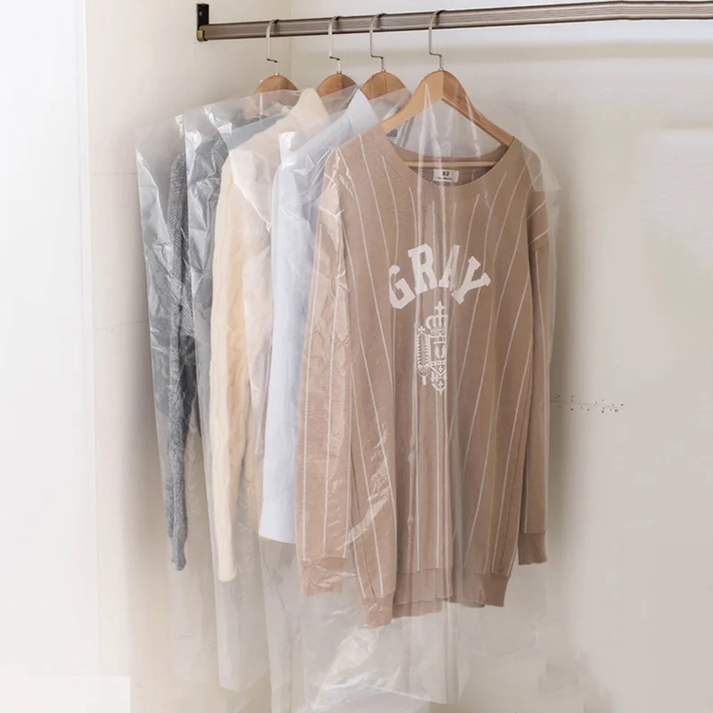 20pcs/Lot Transparent Dust Covers For Clothes Plastic Clothing Folding Storage Bag Garment Dry Cleaner Thick Disposable Bag Stor
20pcs/Lot Transparent Dust Covers For Clothes Plastic Clothing Folding Storage Bag Garment Dry Cleaner Thick Disposable Bag Stor