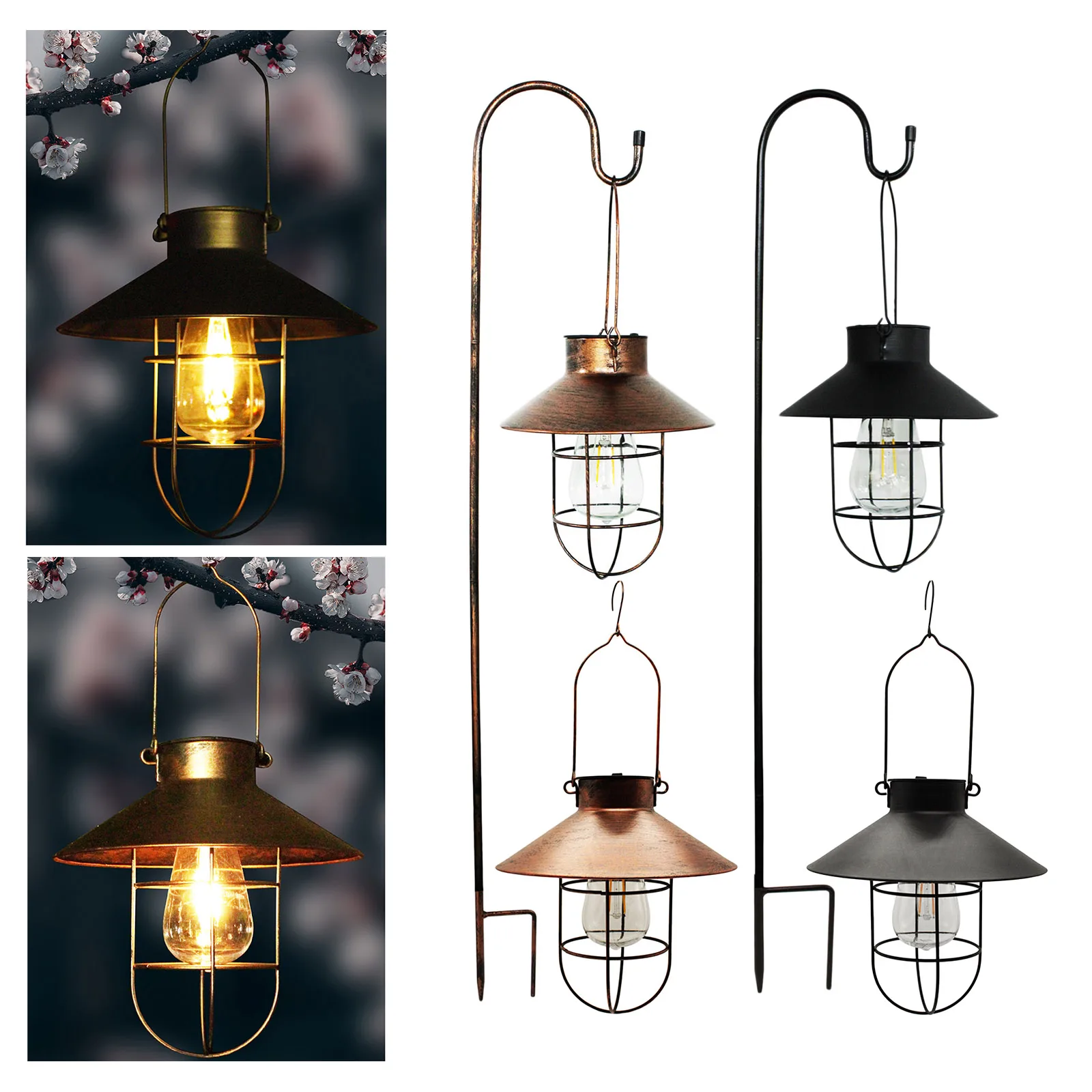 Retro Solar Lantern Lamp Hanging Waterproof Metal Lights for Patio Terrace Garden Outdoor Pathway Landscape Solar Lights
Retro Solar Lantern Lamp Hanging Waterproof Metal Lights for Patio Terrace Garden Outdoor Pathway Landscape Solar Lights