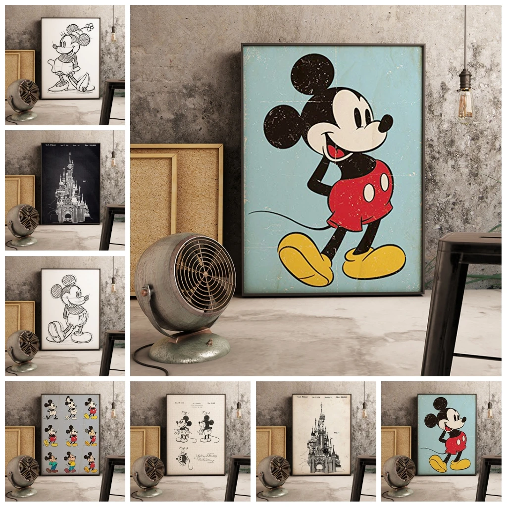 Mickey Mouse DisneyAnimated Character Wall Art Poster Canvas Painting Nursery Print Quotes Print Nordic Picture Baby Room Decor
Mickey Mouse DisneyAnimated Character Wall Art Poster Canvas Painting Nursery Print Quotes Print Nordic Picture Baby Room Decor