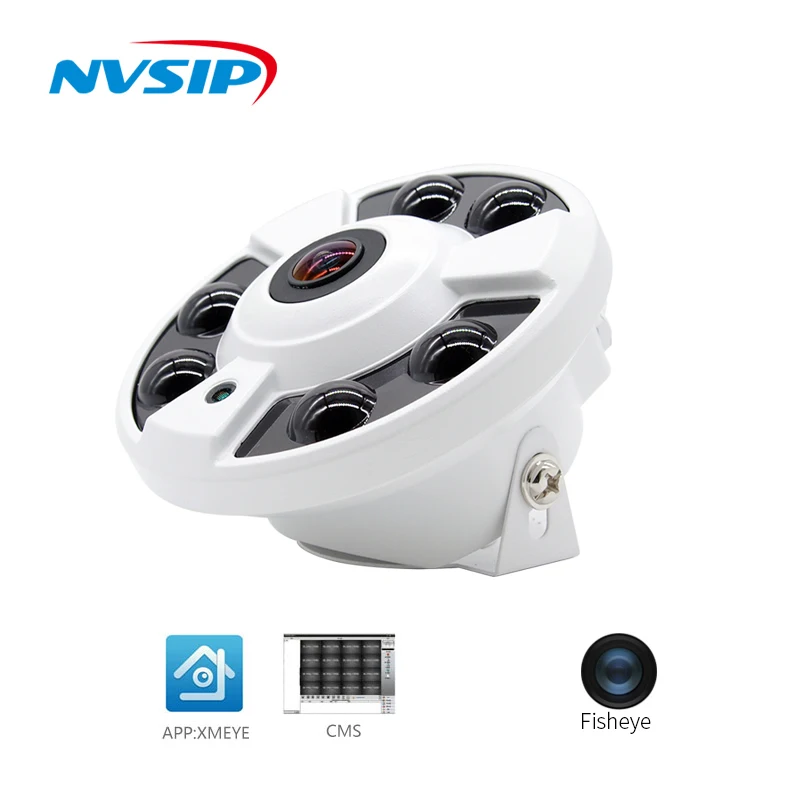 H.265 AI IP Camera 1.7mm Fisheye Lens 5MP 3MP Panoramic Indoor CCTV IP Camera Audio CCTV Xmeye Phone View DC12V/ 48VPOE 8MP 4K
H.265 AI IP Camera 1.7mm Fisheye Lens 5MP 3MP Panoramic Indoor CCTV IP Camera Audio CCTV Xmeye Phone View DC12V/ 48VPOE 8MP 4K