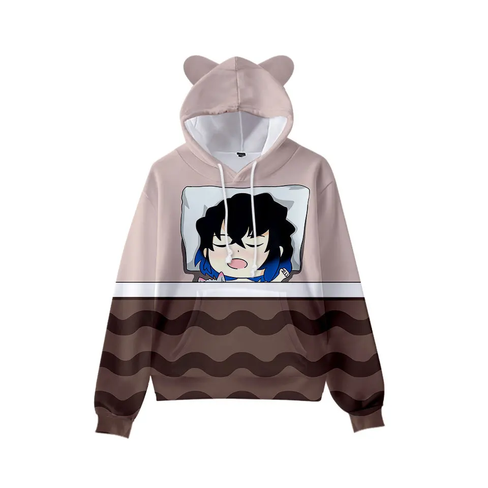 Hip Hop Hooded 3D Comic Demon Slayer Hoodie Boys Girls Tops Autumn Anime Kimetsu no Yaiba Kawaii Cat Ears Kids Hoodie Pullovers
Hip Hop Hooded 3D Comic Demon Slayer Hoodie Boys Girls Tops Autumn Anime Kimetsu no Yaiba Kawaii Cat Ears Kids Hoodie Pullovers