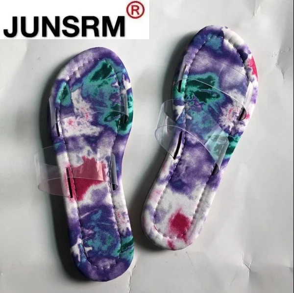 Fashion Colorful Slippers Women Summer Pvc Transparent Sandals Ladies Flat Slides Casual Shoes Open Toe Slipper Female Flip Flop
Fashion Colorful Slippers Women Summer Pvc Transparent Sandals Ladies Flat Slides Casual Shoes Open Toe Slipper Female Flip Flop