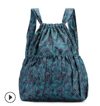 1 шт./лот модные рюкзаки Vinatge на шнурке для женщин большой емкости цветочный