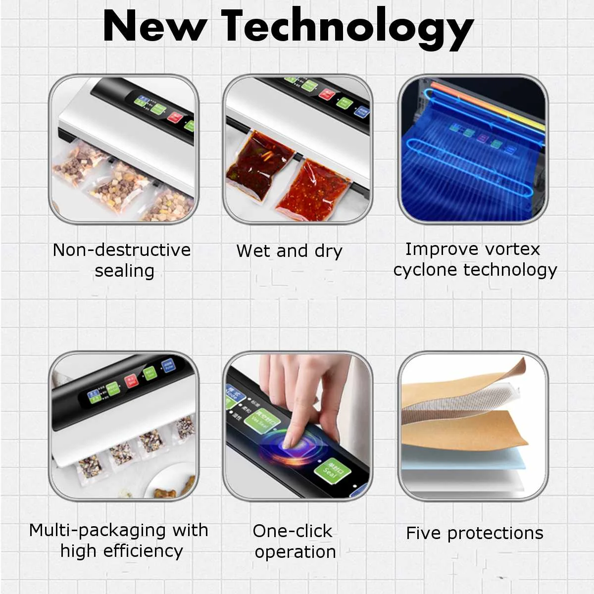 300mm Food Vacuum Sealer Packaging Machine 220V 120W Vacuum Food Sealing Machine Vacuum Sealer Packer
300mm Food Vacuum Sealer Packaging Machine 220V 120W Vacuum Food Sealing Machine Vacuum Sealer Packer
