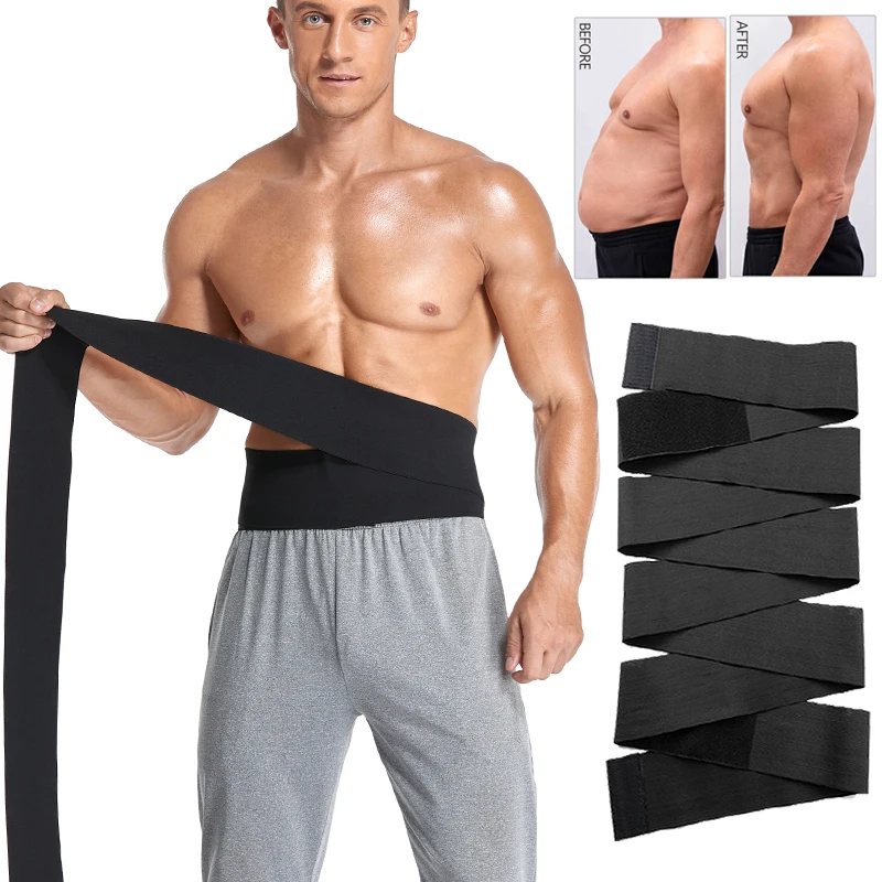 Men Waist Trainer Body Shaper Male Abdomen Reducer Bandage Wrap Slimming Belt Tummy Control Trimmer Corset Belly Shapewear | Мужская