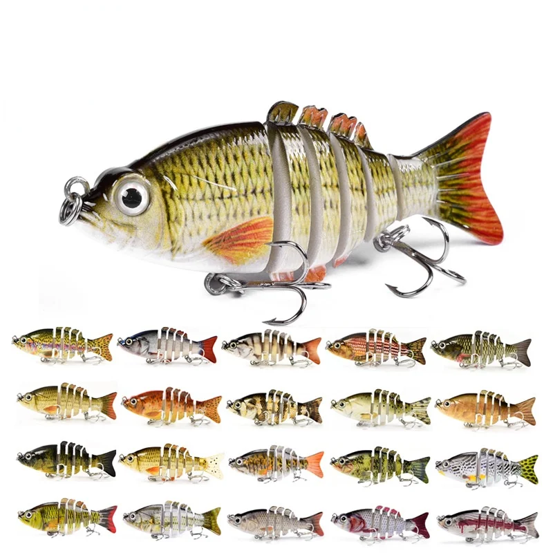 8.5cm 11g Sinking Wobblers Fishing Lures Jointed Crankbait Swimbait 6 Segment Hard Artificial Bait for Fishing Tackle Lure
8.5cm 11g Sinking Wobblers Fishing Lures Jointed Crankbait Swimbait 6 Segment Hard Artificial Bait for Fishing Tackle Lure