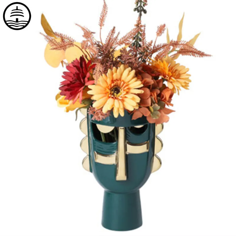 Скандинавская художественная керамическая ваза Bao Guang Ta с изображением человеческого лица, креативная статуя для гостиной, телевизора, каби... 
Скандинавская художественная керамическая ваза Bao Guang Ta с изображением человеческого лица, креативная статуя для гостиной, телевизора, каби...