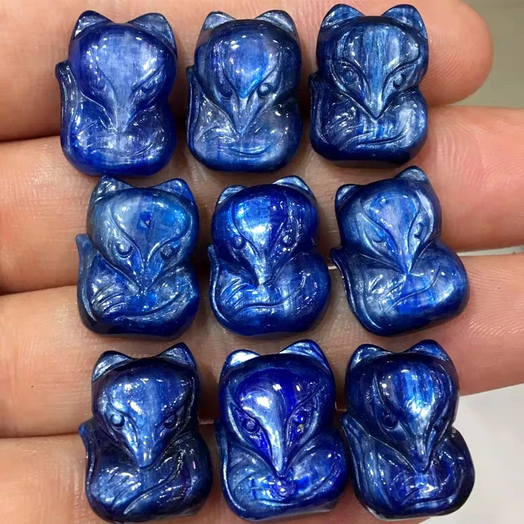 Natural Blue Kyanite Pendant Fox Carved 25x17mm Women Men Crystal Lucky Anniversary Gift Necklace Pendant AAAAA
Natural Blue Kyanite Pendant Fox Carved 25x17mm Women Men Crystal Lucky Anniversary Gift Necklace Pendant AAAAA