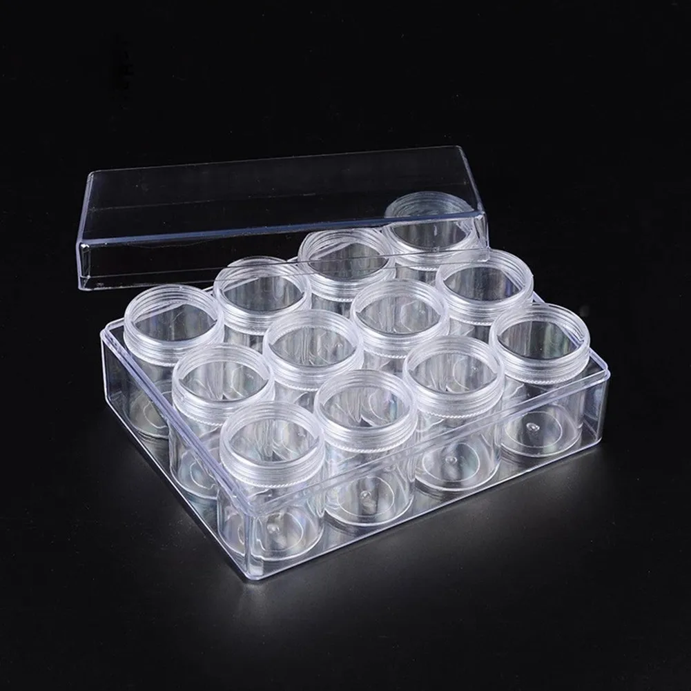 12Pcs/Set Clear Plastic Rectangle Bead Storage Containers Jewelry Jars Packaging Beads Container Storage Box Organizer
12Pcs/Set Clear Plastic Rectangle Bead Storage Containers Jewelry Jars Packaging Beads Container Storage Box Organizer