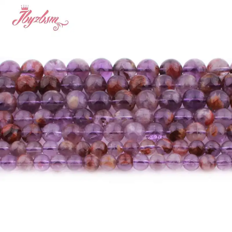 Natural Phantom Ghost Quartz Round Smooth Stone Beads For Jewelry Making DIY Necklace Bracelet Loose Spacer Strand 15" 6/8/10mm
Natural Phantom Ghost Quartz Round Smooth Stone Beads For Jewelry Making DIY Necklace Bracelet Loose Spacer Strand 15" 6/8/10mm