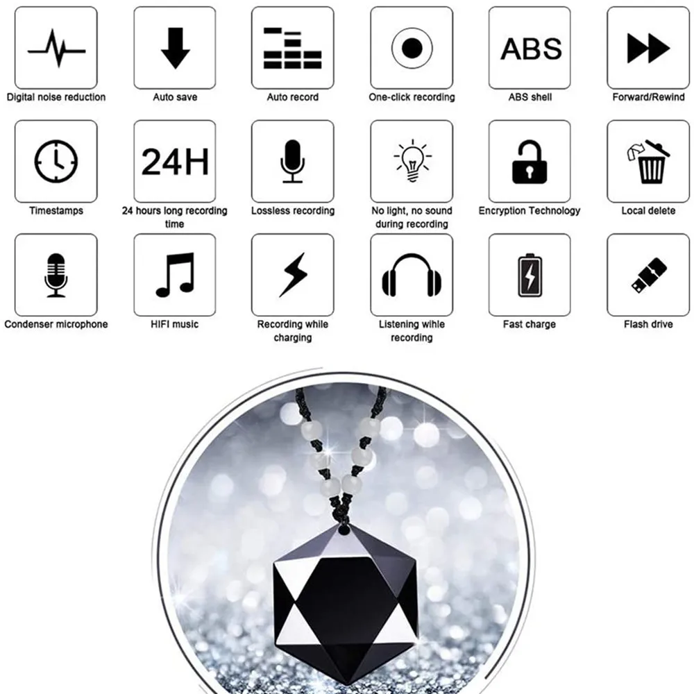 M6 Mini Pendant Shaped Suspension Digital Voice Recorder Professional Digital Audio Sound Dictaphone 4g/8g/16g Usb Flash Drive
M6 Mini Pendant Shaped Suspension Digital Voice Recorder Professional Digital Audio Sound Dictaphone 4g/8g/16g Usb Flash Drive