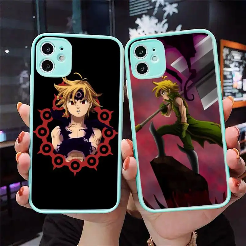 The Seven Deadly Sins Phone Case For iPhone 12 11 Mini Pro XR XS Max 7 8 Plus X Matte transparent blue Back Cover
The Seven Deadly Sins Phone Case For iPhone 12 11 Mini Pro XR XS Max 7 8 Plus X Matte transparent blue Back Cover