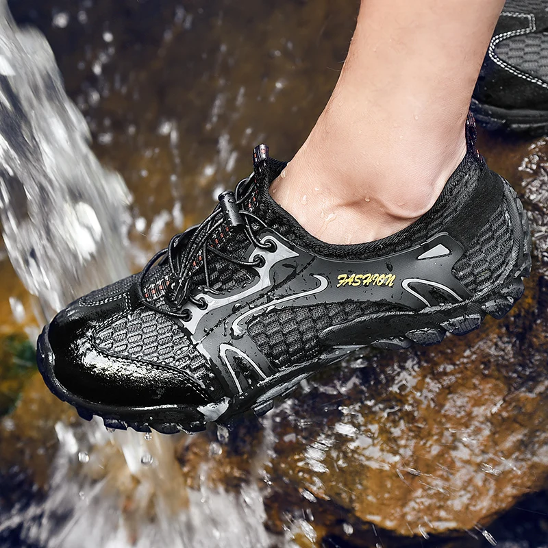 Outdoor Breathable Men Hiking Shoes Waterproof Men Sneakers Climbing Trekking Shoes Sport Light Barefoot Aqua Water Shoes Unisex
Outdoor Breathable Men Hiking Shoes Waterproof Men Sneakers Climbing Trekking Shoes Sport Light Barefoot Aqua Water Shoes Unisex