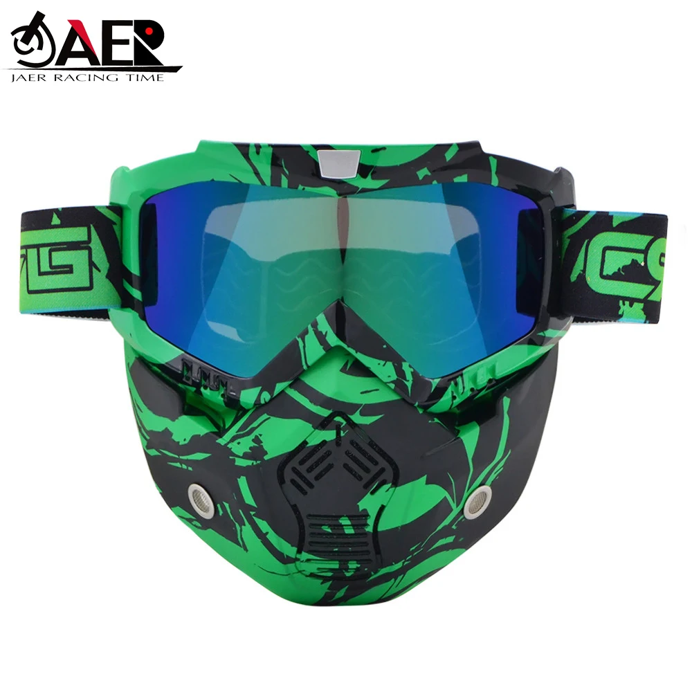 Brand Motorcycle Mask Detachable Goggles for Modular Open Face Helmet Glasses 14 color Avilable
Brand Motorcycle Mask Detachable Goggles for Modular Open Face Helmet Glasses 14 color Avilable