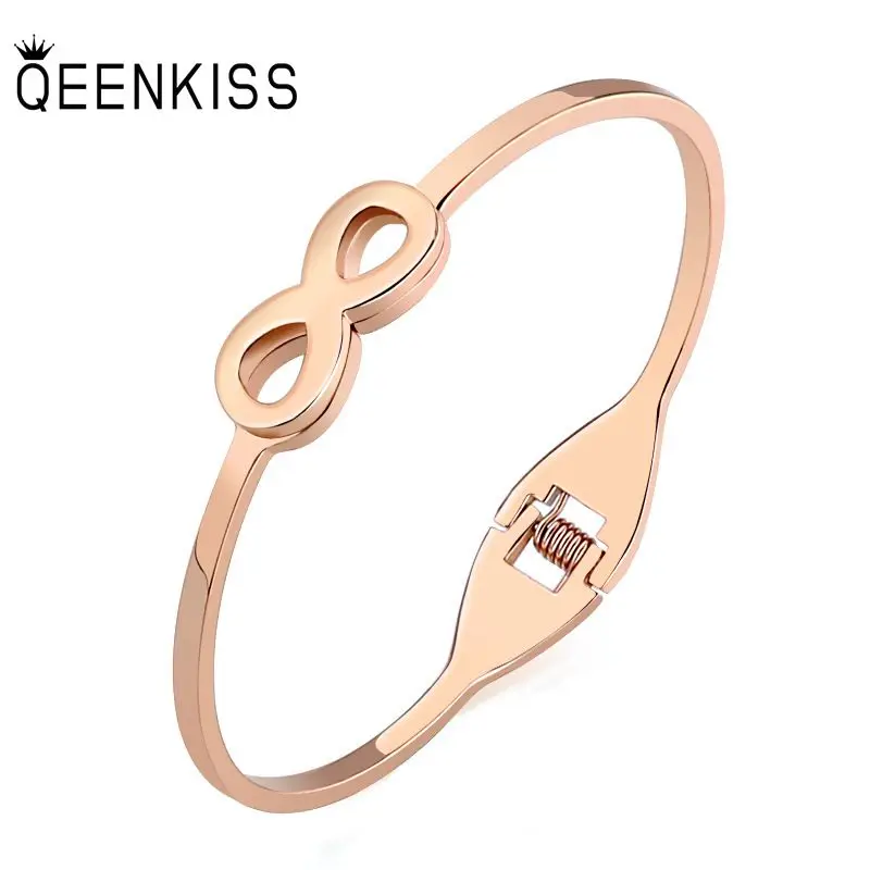 QEENKISS BT812 Fine Jewelry Wholesale Fashion Woman Girl Birthday Wedding Gift Number 8 Titanium Stainless Steel Cuff Bracelet
QEENKISS BT812 Fine Jewelry Wholesale Fashion Woman Girl Birthday Wedding Gift Number 8 Titanium Stainless Steel Cuff Bracelet