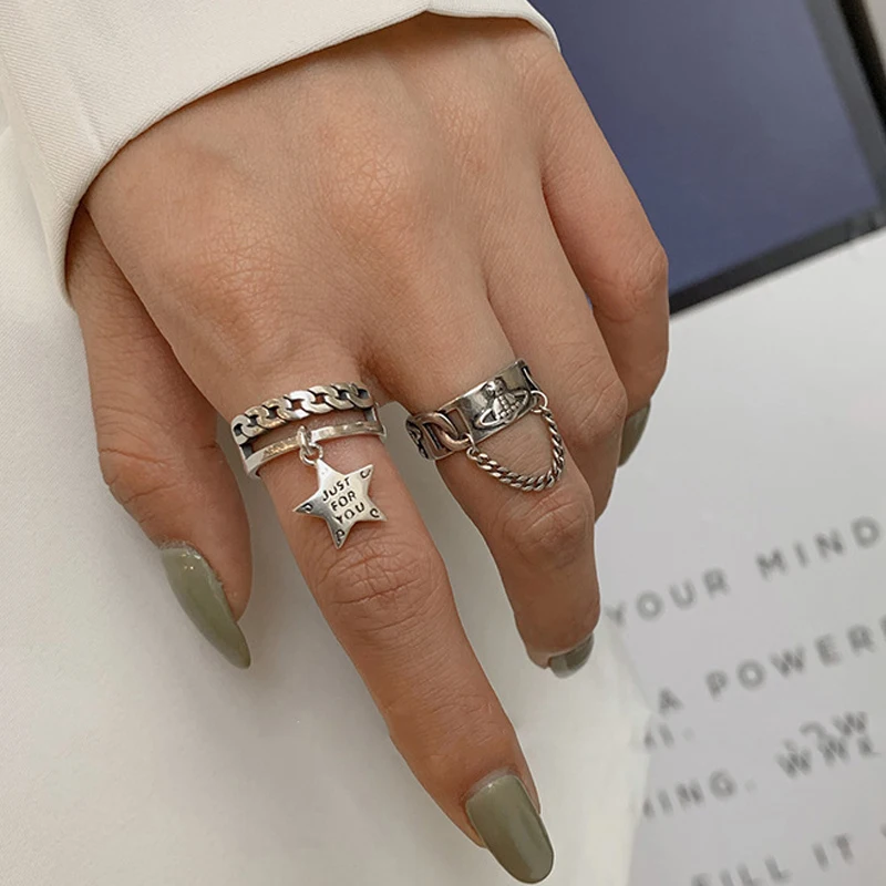 Adjustable Accessories Rings with Chains New Fashion Tassel Vintage Punk Party Finger Jewelry Hip Hop Gifts for Women 2021 Trend
Adjustable Accessories Rings with Chains New Fashion Tassel Vintage Punk Party Finger Jewelry Hip Hop Gifts for Women 2021 Trend