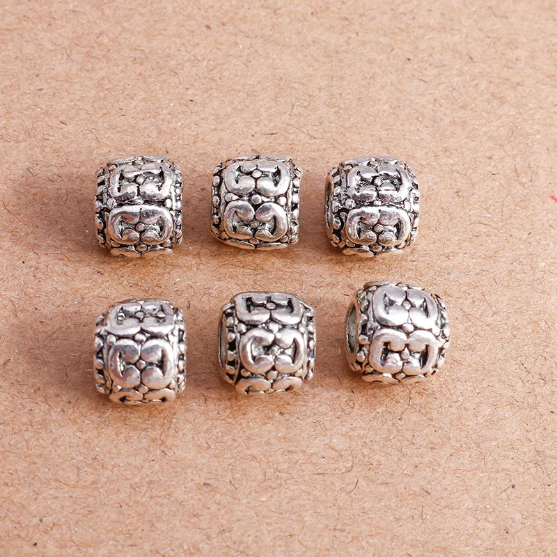 15pcs Tibetan Silver Metal Spacer Beads for Jewelry Making Big Hole 5mm Loose Spacer Beads Findings Bracelet Necklace DIY Crafts
15pcs Tibetan Silver Metal Spacer Beads for Jewelry Making Big Hole 5mm Loose Spacer Beads Findings Bracelet Necklace DIY Crafts