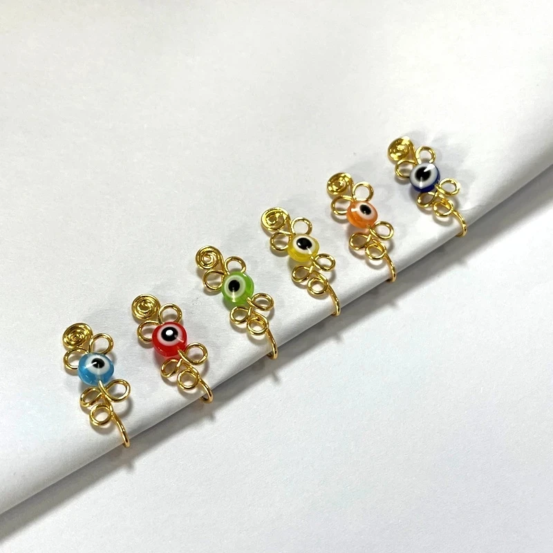 Fashion 1PC Stainless Steel Punk Turkey Evil Eye Blue Eyes Non Piercing Fake Nose Ring Ear Clip For Women Party Jewelry Gifts
Fashion 1PC Stainless Steel Punk Turkey Evil Eye Blue Eyes Non Piercing Fake Nose Ring Ear Clip For Women Party Jewelry Gifts