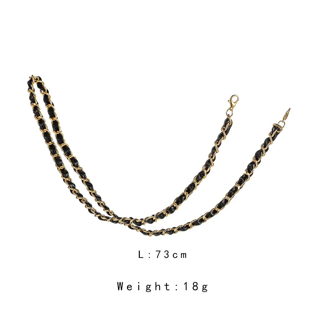 New Mask Lanyard Fashion Creative PU Leather Rope Wearing Chain Mask Chain Glasses Chain Multi-use Sweater Chain
New Mask Lanyard Fashion Creative PU Leather Rope Wearing Chain Mask Chain Glasses Chain Multi-use Sweater Chain