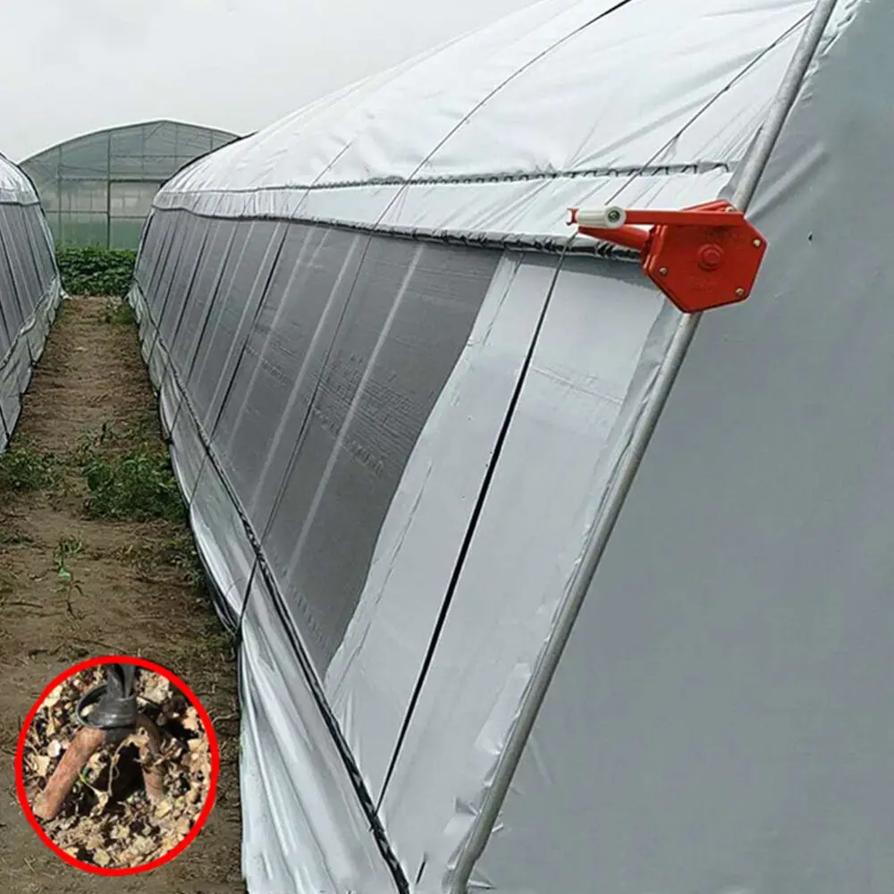 6Pcs Shed Anchor Greenhouse Tie Down Ground Stakes for Securing Tents Canopies