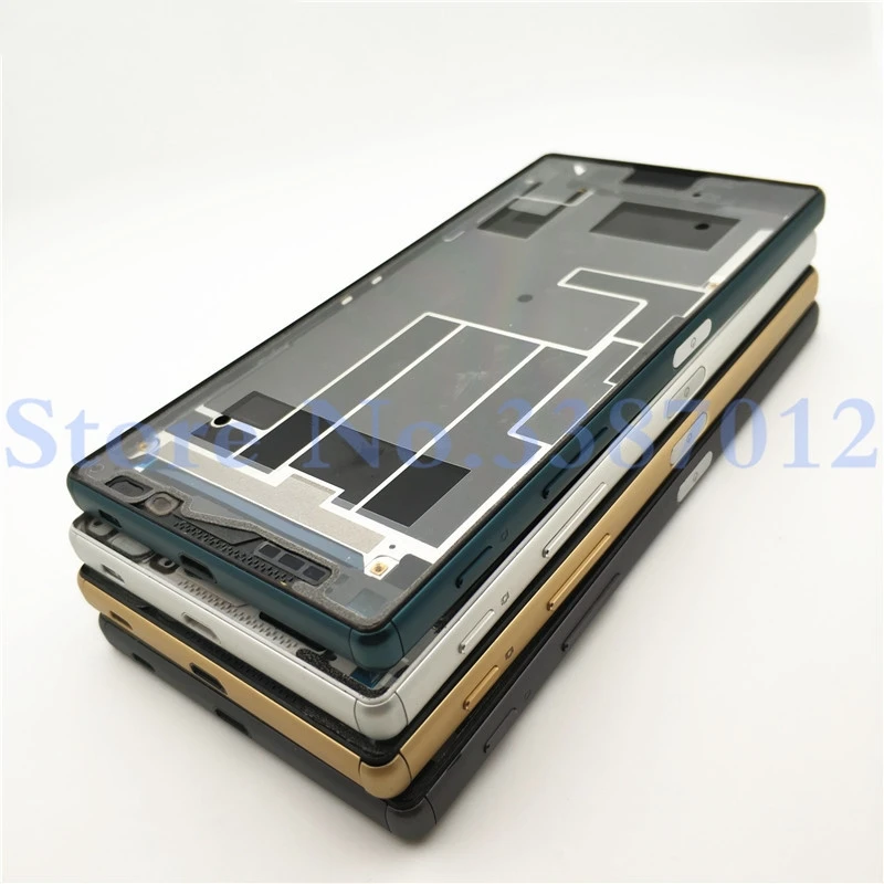 Оригинальный Полный Корпус для Xperia Z5 Dual E6653 E6603 E6633 E6683 средняя рамка Передняя