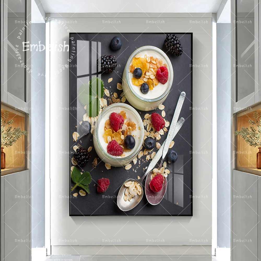 Fresh Berries For Healthy Meal Yogurt With Granola Kitchen Pictures Home Decor Posters HD Print Canvas Living Room Paintings
Fresh Berries For Healthy Meal Yogurt With Granola Kitchen Pictures Home Decor Posters HD Print Canvas Living Room Paintings