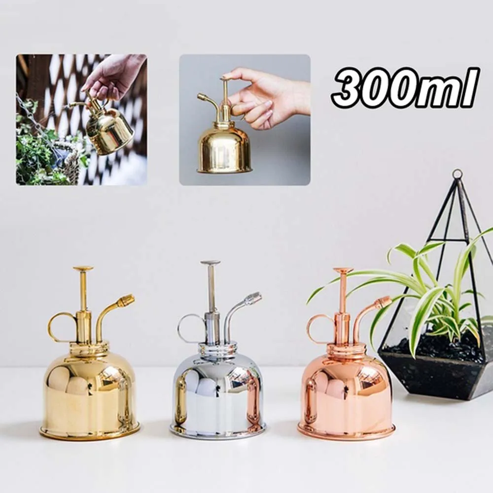 High-End Watering Fles Nordic Engels-Stijl Vintage Messing Succulenten Kleine Gouden Tuinieren Spuiten Kan Water Pot Garden
High-End Watering Fles Nordic Engels-Stijl Vintage Messing Succulenten Kleine Gouden Tuinieren Spuiten Kan Water Pot Garden