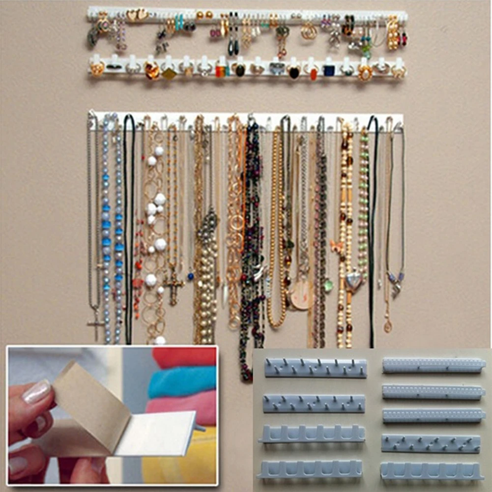 New Jewelry Display Rack 9-in-1 Jewelry Display Organizer Adhesive Paste Wall Hanging Necklace Hanger
New Jewelry Display Rack 9-in-1 Jewelry Display Organizer Adhesive Paste Wall Hanging Necklace Hanger