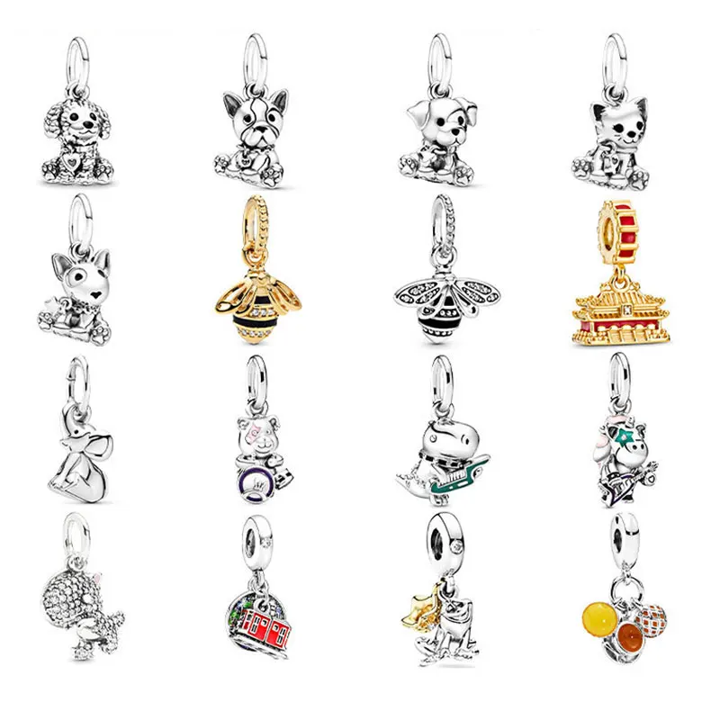 925 Silver Charms Pendant Puppy Labrador Bee Pan-Style Singapore Cartoon Dog Toad Bangles Bracelet Beads For Jewelry Making 2021
925 Silver Charms Pendant Puppy Labrador Bee Pan-Style Singapore Cartoon Dog Toad Bangles Bracelet Beads For Jewelry Making 2021