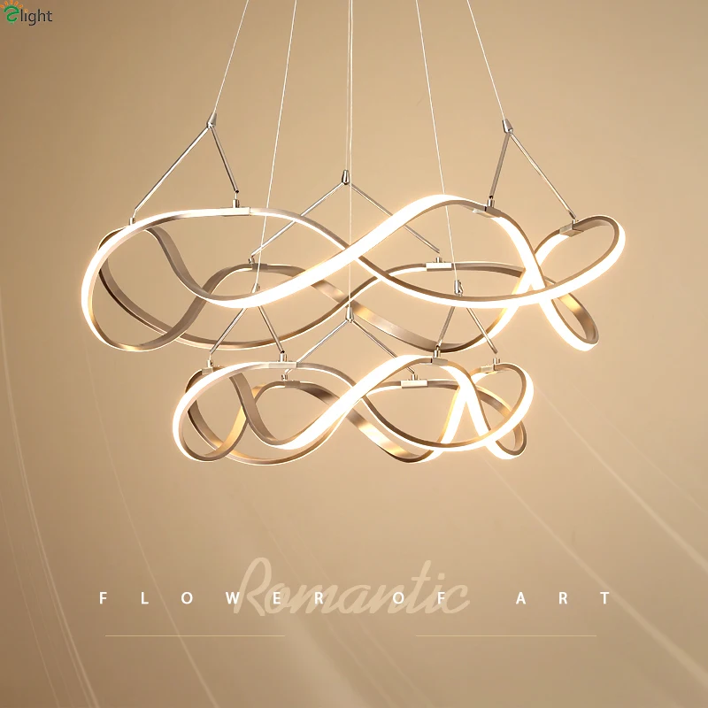 Modern Dimmable Led Pendant Lights Gold Aluminum Living Room Led Pendant Chandeliers Lamp Dining Room Led Hanging Light Fixtures
Modern Dimmable Led Pendant Lights Gold Aluminum Living Room Led Pendant Chandeliers Lamp Dining Room Led Hanging Light Fixtures