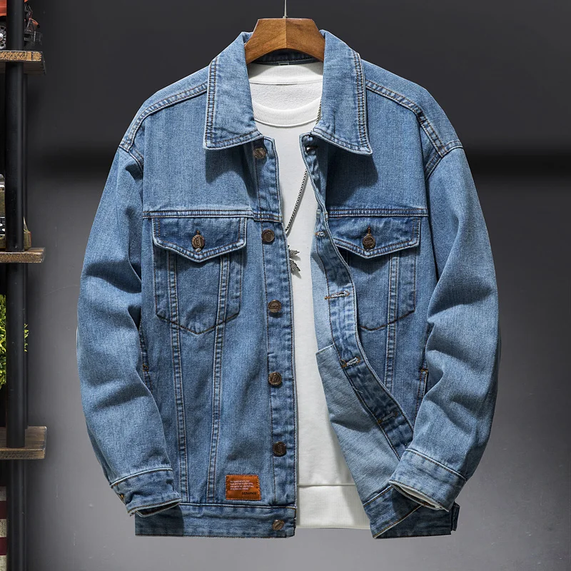 Men Denim Cargo Windbreak Fashion 5XL cute men's blue and black bomber jacket casual long sleeve denim jacket casual
Men Denim Cargo Windbreak Fashion 5XL cute men's blue and black bomber jacket casual long sleeve denim jacket casual