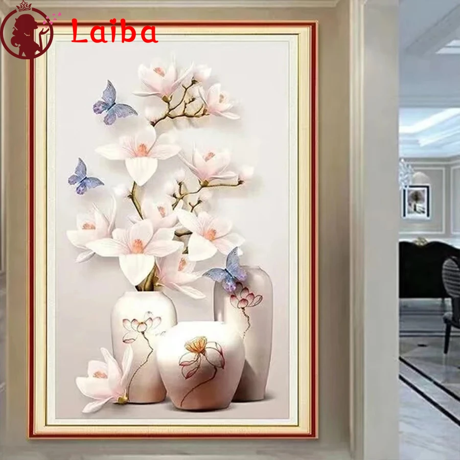Emeroidery diamond Artwork in a vase with flowers, butterflies rhinestone painting cross stitch diamond mosaic sale decor new
Emeroidery diamond Artwork in a vase with flowers, butterflies rhinestone painting cross stitch diamond mosaic sale decor new