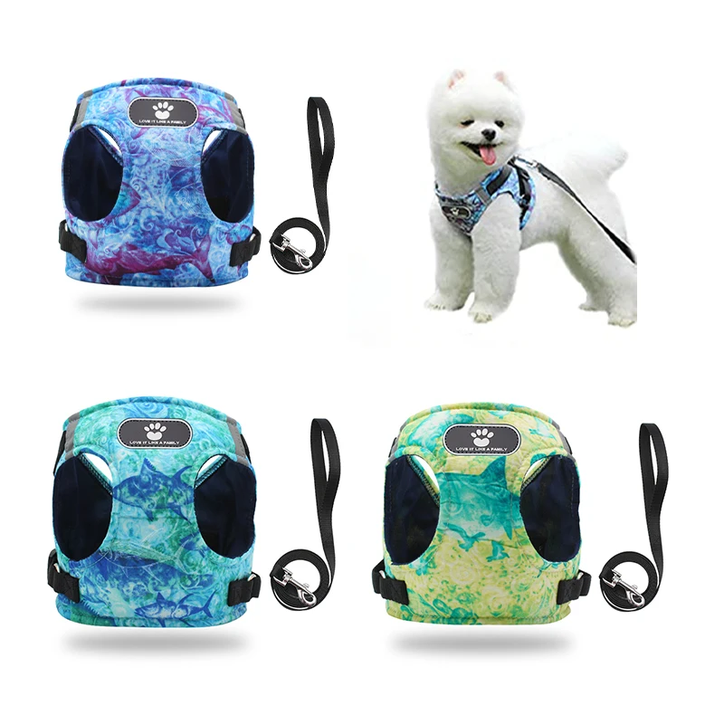 Small Dog Harness No Pull Dog Vest Harness for Small Medium Dogs Adjustable Breathable Reflective Pets Dog Harness Leash Set
Small Dog Harness No Pull Dog Vest Harness for Small Medium Dogs Adjustable Breathable Reflective Pets Dog Harness Leash Set