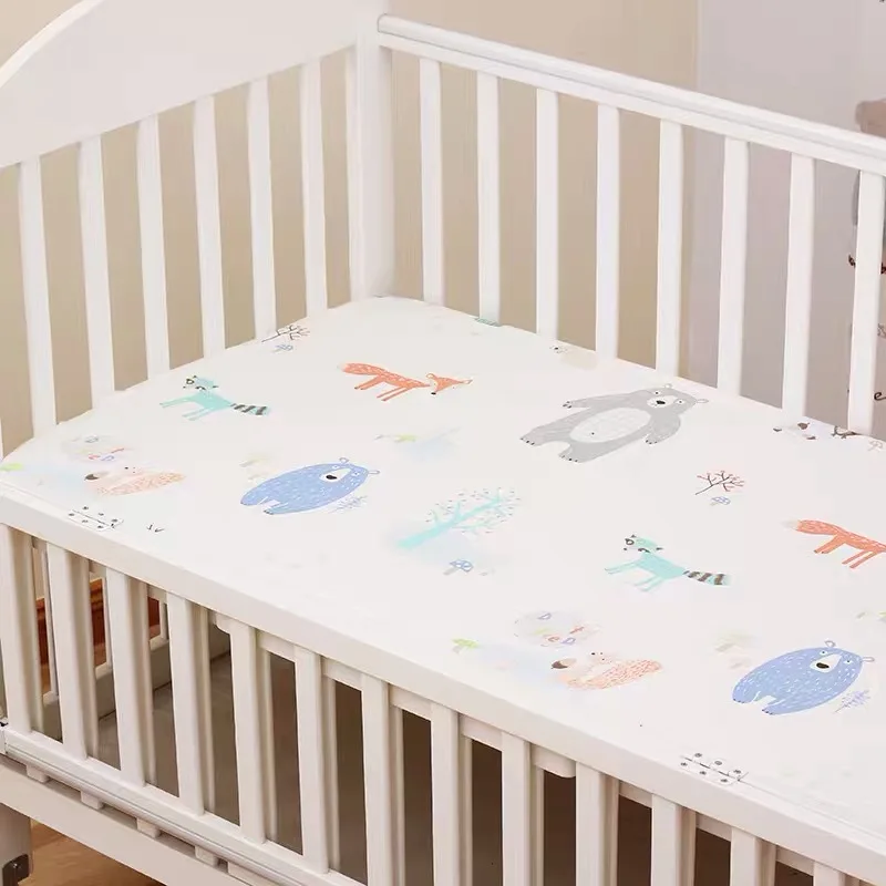 Newborn Baby Fitted Crib Sheets Cartoon Cute Forest adventure Print Bed Sheet Baby Bed Mattress Covers for Unisex Baby Boys Girl
Newborn Baby Fitted Crib Sheets Cartoon Cute Forest adventure Print Bed Sheet Baby Bed Mattress Covers for Unisex Baby Boys Girl