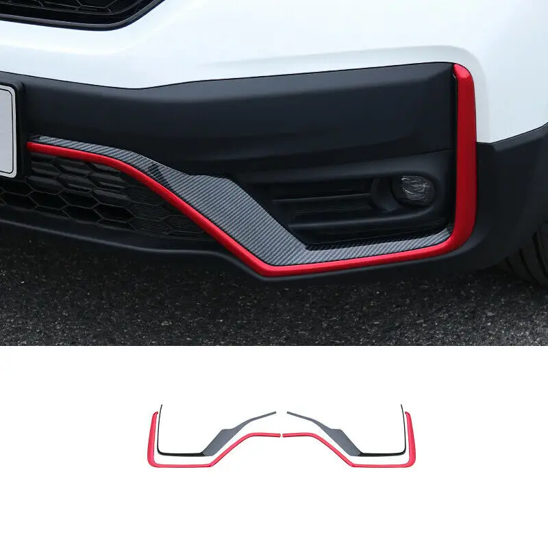 Fit For Honda CR-V CRV 2021 Red Carbon Fiber Front Bumper Lower Strip Guard Trim Car modification Auto parts
Fit For Honda CR-V CRV 2021 Red Carbon Fiber Front Bumper Lower Strip Guard Trim Car modification Auto parts