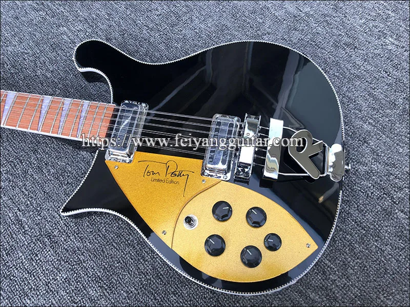 Электрогитара Ricken 660 электрогитара с 12 струнами левая рука корпус черной краской