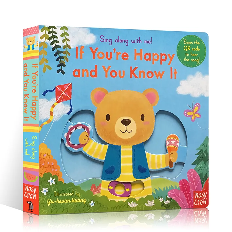 

Sing Along with Me:If You're Happy You Know It Clapping Song Nursery Song Nursery Rhyme Organ Toy Operation Board Book