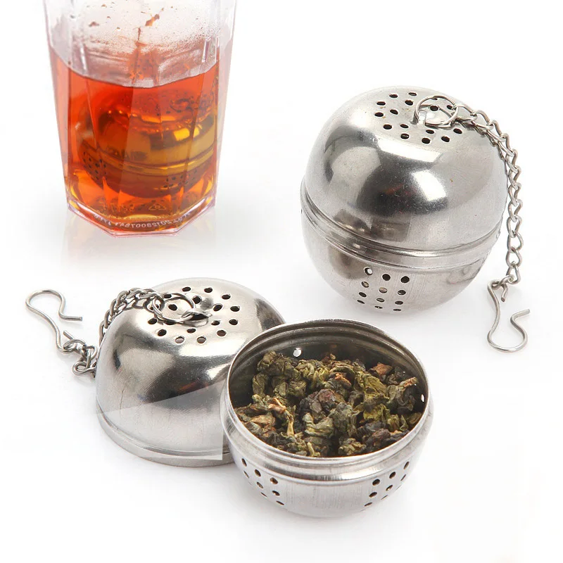 Home stainless steel tea ball tea maker tea leaking hot pot halogen material ball kitchen gadget seasoning ball 
Home stainless steel tea ball tea maker tea leaking hot pot halogen material ball kitchen gadget seasoning ball