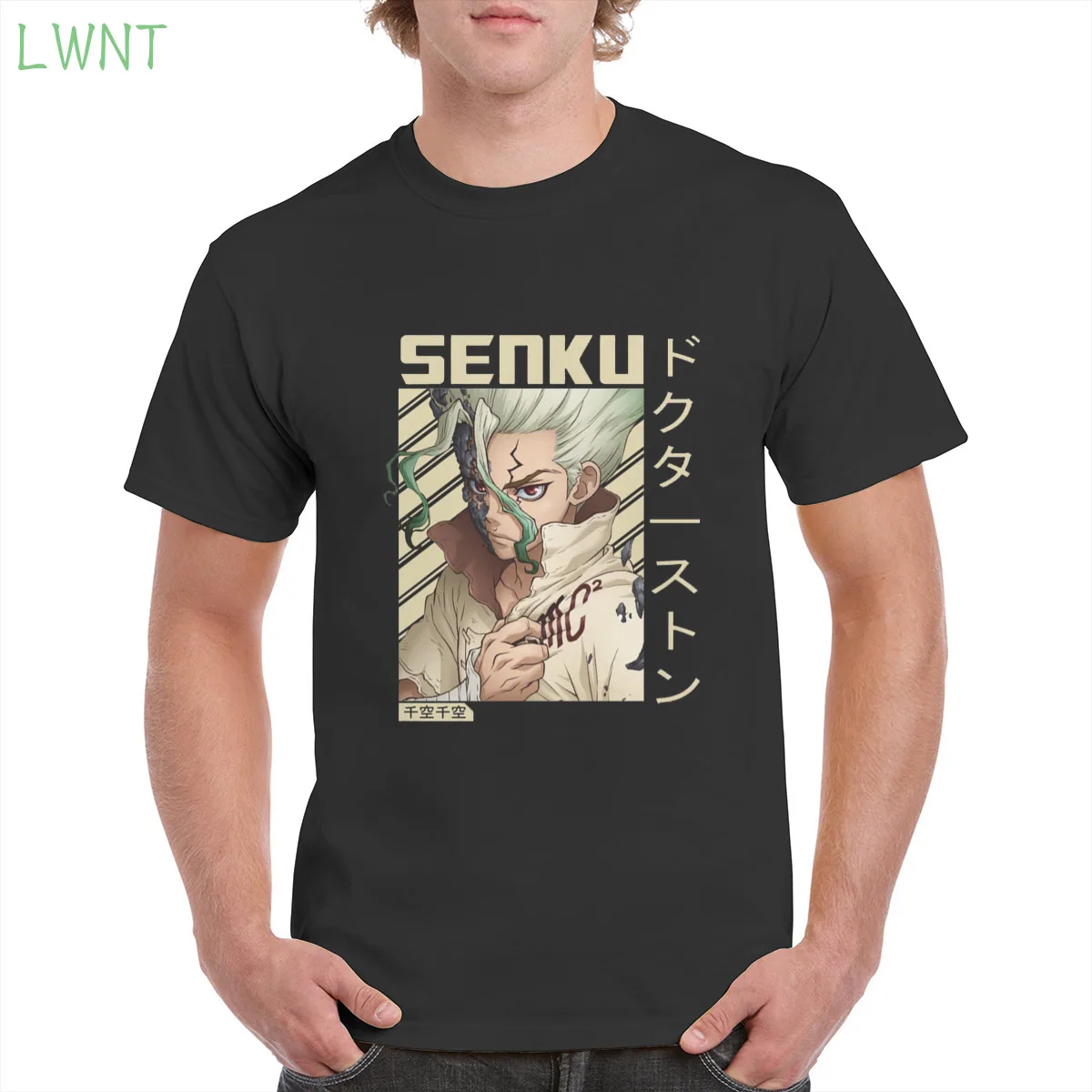 100% cotton Harajuku Senku cool graphic t shirt Dr.Stone Stone Wars anime tshirt gothic punk oversized tops women/men's T-Shirts
100% cotton Harajuku Senku cool graphic t shirt Dr.Stone Stone Wars anime tshirt gothic punk oversized tops women/men's T-Shirts