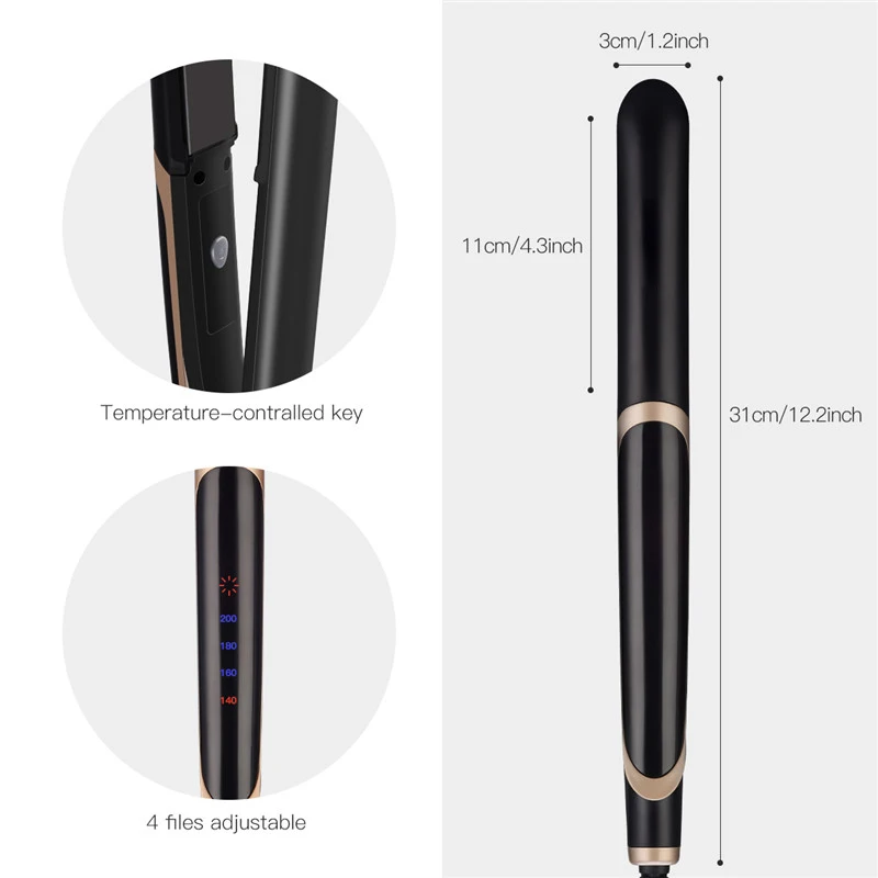 Professional infrared hair straightener and curler 2 in 1 curling flat irons fast heat up 110v-220v hair styling tools
Professional infrared hair straightener and curler 2 in 1 curling flat irons fast heat up 110v-220v hair styling tools